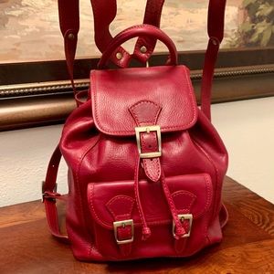 Backpack Genuine Italian Leather - Florenc…
